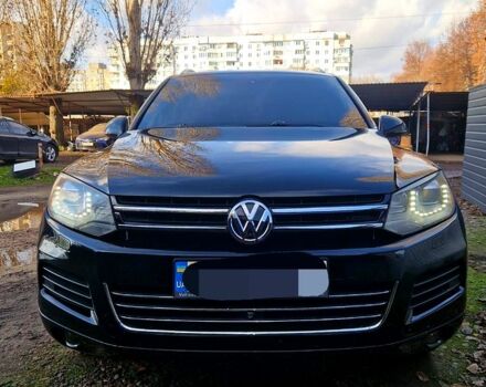 Черный Фольксваген Туарег, объемом двигателя 3 л и пробегом 227 тыс. км за 21000 $, фото 1 на Automoto.ua