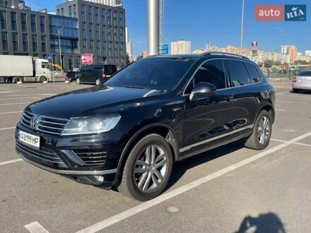 Черный Фольксваген Туарег, объемом двигателя 2.97 л и пробегом 150 тыс. км за 27500 $, фото 1 на Automoto.ua