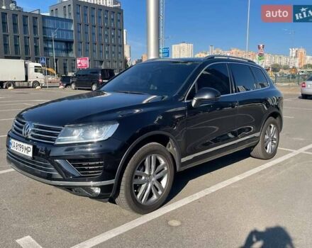 Черный Фольксваген Туарег, объемом двигателя 2.97 л и пробегом 150 тыс. км за 27500 $, фото 1 на Automoto.ua