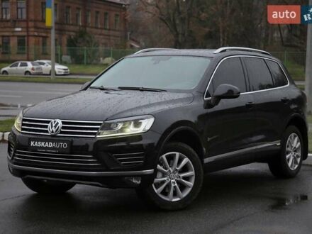 Черный Фольксваген Туарег, объемом двигателя 2.97 л и пробегом 241 тыс. км за 22500 $, фото 1 на Automoto.ua