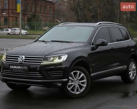 Черный Фольксваген Туарег, объемом двигателя 2.97 л и пробегом 241 тыс. км за 22500 $, фото 1 на Automoto.ua