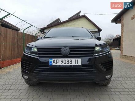 Черный Фольксваген Туарег, объемом двигателя 2.97 л и пробегом 145 тыс. км за 25300 $, фото 1 на Automoto.ua