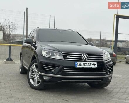 Черный Фольксваген Туарег, объемом двигателя 3 л и пробегом 246 тыс. км за 27700 $, фото 1 на Automoto.ua