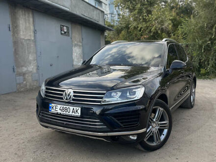 Черный Фольксваген Туарег, объемом двигателя 3 л и пробегом 248 тыс. км за 33000 $, фото 1 на Automoto.ua