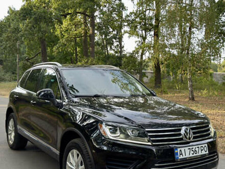 Фольксваген Туарег 2015 в Белой Церкве на Automoto.ua Черный Фольксваген Туарег, объемом двигателя 3.6 л и пробегом 155 тыс. км за 19800 $, фото 1 на Automoto.ua