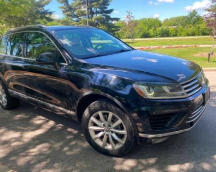 Черный Фольксваген Туарег, объемом двигателя 3 л и пробегом 74 тыс. км за 4200 $, фото 1 на Automoto.ua