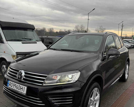 Черный Фольксваген Туарег, объемом двигателя 2.97 л и пробегом 275 тыс. км за 26000 $, фото 1 на Automoto.ua