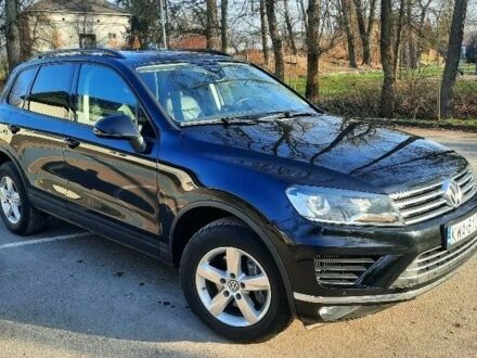 Черный Фольксваген Туарег, объемом двигателя 3 л и пробегом 197 тыс. км за 9300 $, фото 1 на Automoto.ua