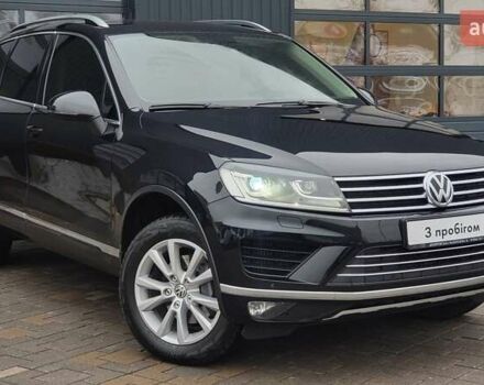 Черный Фольксваген Туарег, объемом двигателя 2.97 л и пробегом 205 тыс. км за 30500 $, фото 1 на Automoto.ua
