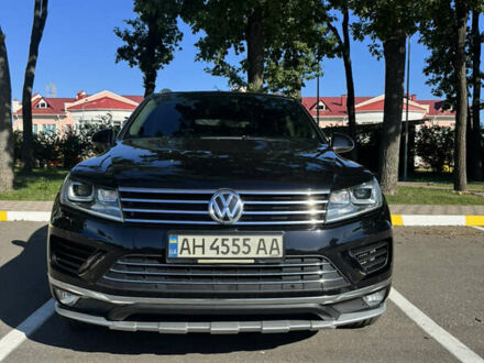 Фольксваген Туарег 2017 у Славянске на Automoto.ua Чорний Фольксваген Туарег, об'ємом двигуна 2.97 л та пробігом 90 тис. км за 43000 $, фото 1 на Automoto.ua