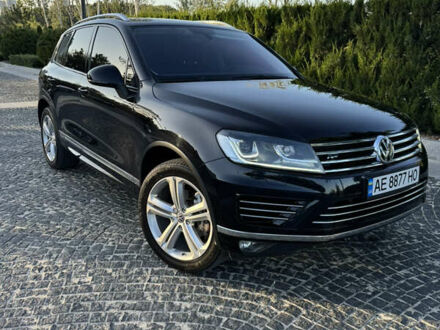 Черный Фольксваген Туарег, объемом двигателя 2.97 л и пробегом 128 тыс. км за 39900 $, фото 1 на Automoto.ua