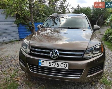 Коричневый Фольксваген Туарег, объемом двигателя 2.97 л и пробегом 211 тыс. км за 16500 $, фото 6 на Automoto.ua