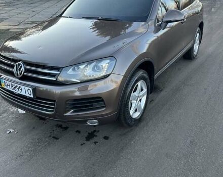 Коричневый Фольксваген Туарег, объемом двигателя 2.97 л и пробегом 340 тыс. км за 19200 $, фото 2 на Automoto.ua