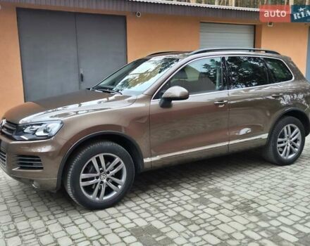 Коричневый Фольксваген Туарег, объемом двигателя 2.97 л и пробегом 340 тыс. км за 17950 $, фото 1 на Automoto.ua
