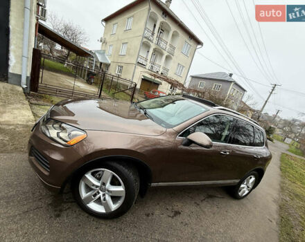 Коричневый Фольксваген Туарег, объемом двигателя 3 л и пробегом 225 тыс. км за 17999 $, фото 3 на Automoto.ua