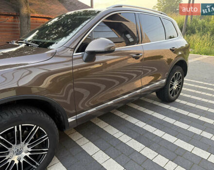 Коричневый Фольксваген Туарег, объемом двигателя 2.97 л и пробегом 228 тыс. км за 18200 $, фото 9 на Automoto.ua