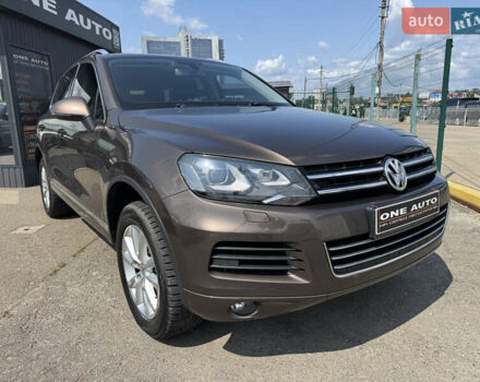 Коричневый Фольксваген Туарег, объемом двигателя 2.97 л и пробегом 214 тыс. км за 17490 $, фото 4 на Automoto.ua