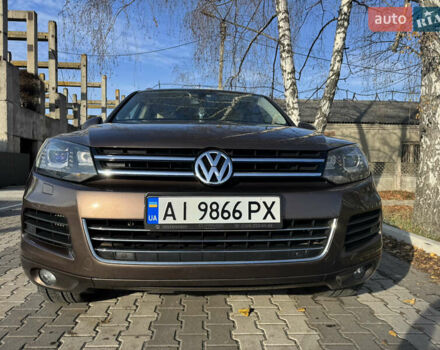 Коричневый Фольксваген Туарег, объемом двигателя 2.97 л и пробегом 273 тыс. км за 20000 $, фото 3 на Automoto.ua