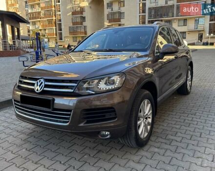 Коричневый Фольксваген Туарег, объемом двигателя 2.97 л и пробегом 208 тыс. км за 19800 $, фото 3 на Automoto.ua