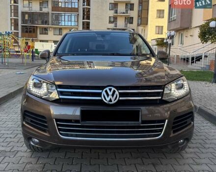 Коричневый Фольксваген Туарег, объемом двигателя 2.97 л и пробегом 208 тыс. км за 19800 $, фото 2 на Automoto.ua