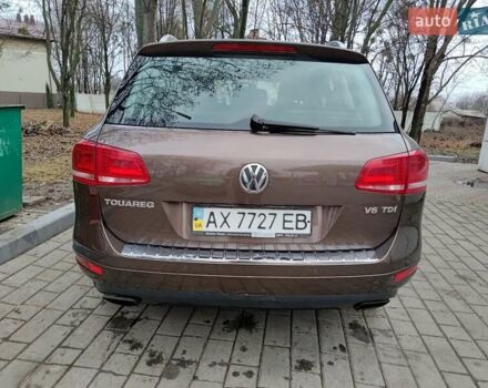 Коричневый Фольксваген Туарег, объемом двигателя 2.97 л и пробегом 225 тыс. км за 20000 $, фото 4 на Automoto.ua