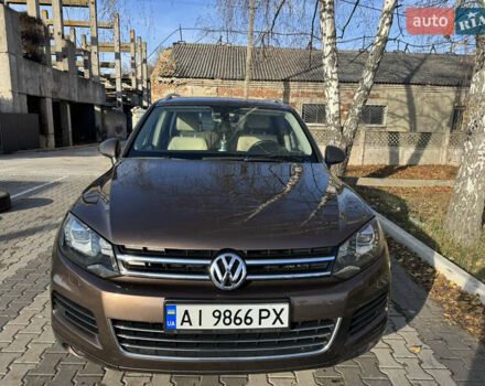 Коричневый Фольксваген Туарег, объемом двигателя 2.97 л и пробегом 273 тыс. км за 20000 $, фото 4 на Automoto.ua