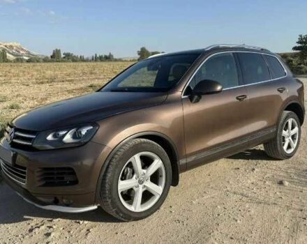 Коричневий Фольксваген Туарег, об'ємом двигуна 3 л та пробігом 137 тис. км за 10700 $, фото 5 на Automoto.ua