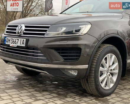 Коричневый Фольксваген Туарег, объемом двигателя 3 л и пробегом 227 тыс. км за 23855 $, фото 10 на Automoto.ua