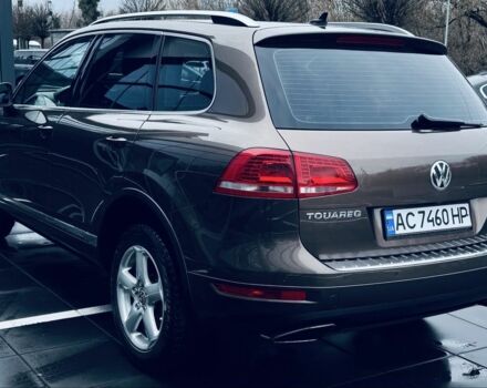 Коричневый Фольксваген Туарег, объемом двигателя 3 л и пробегом 217 тыс. км за 22000 $, фото 6 на Automoto.ua