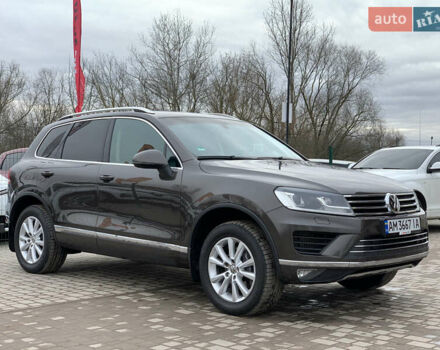 Коричневый Фольксваген Туарег, объемом двигателя 3 л и пробегом 227 тыс. км за 23855 $, фото 4 на Automoto.ua
