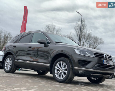 Коричневый Фольксваген Туарег, объемом двигателя 3 л и пробегом 227 тыс. км за 23855 $, фото 5 на Automoto.ua
