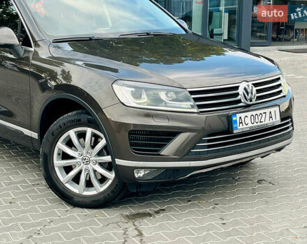 Коричневый Фольксваген Туарег, объемом двигателя 3 л и пробегом 274 тыс. км за 21500 $, фото 4 на Automoto.ua