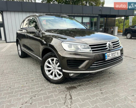 Коричневый Фольксваген Туарег, объемом двигателя 3 л и пробегом 274 тыс. км за 21500 $, фото 3 на Automoto.ua