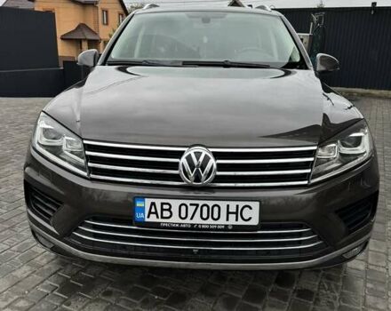 Коричневый Фольксваген Туарег, объемом двигателя 3 л и пробегом 160 тыс. км за 28300 $, фото 1 на Automoto.ua