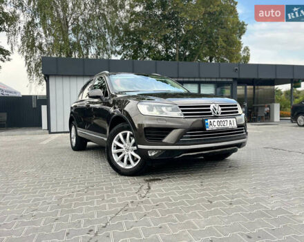 Коричневый Фольксваген Туарег, объемом двигателя 3 л и пробегом 274 тыс. км за 21500 $, фото 2 на Automoto.ua