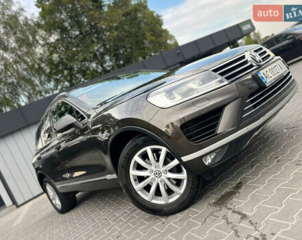 Коричневый Фольксваген Туарег, объемом двигателя 3 л и пробегом 274 тыс. км за 21500 $, фото 6 на Automoto.ua
