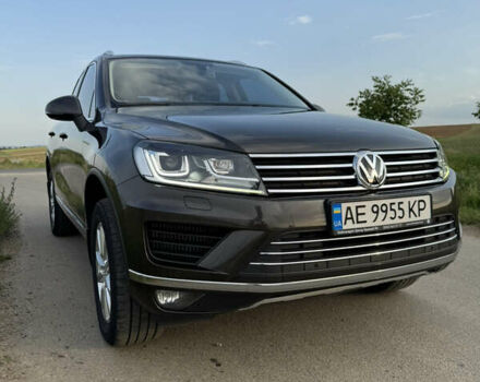 Коричневый Фольксваген Туарег, объемом двигателя 2.97 л и пробегом 105 тыс. км за 33500 $, фото 1 на Automoto.ua