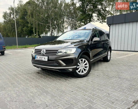 Коричневый Фольксваген Туарег, объемом двигателя 3 л и пробегом 274 тыс. км за 21500 $, фото 1 на Automoto.ua