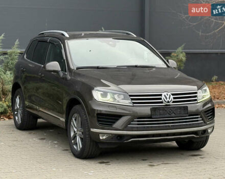 Коричневый Фольксваген Туарег, объемом двигателя 2.97 л и пробегом 248 тыс. км за 28900 $, фото 2 на Automoto.ua