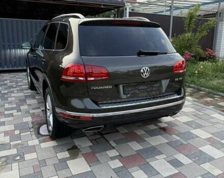 Коричневый Фольксваген Туарег, объемом двигателя 3 л и пробегом 120 тыс. км за 20500 $, фото 3 на Automoto.ua