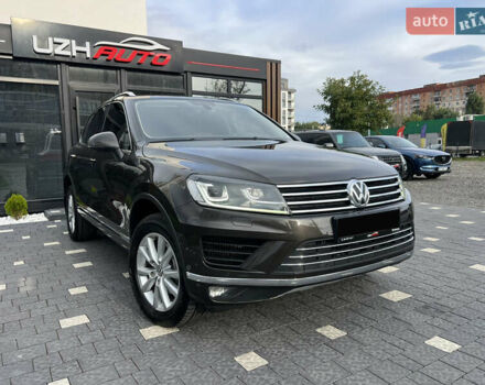 Коричневый Фольксваген Туарег, объемом двигателя 3 л и пробегом 220 тыс. км за 29800 $, фото 13 на Automoto.ua
