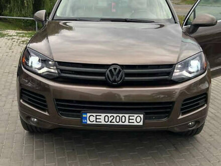 Коричневый Фольксваген Туарег, объемом двигателя 2.97 л и пробегом 368 тыс. км за 15500 $, фото 1 на Automoto.ua