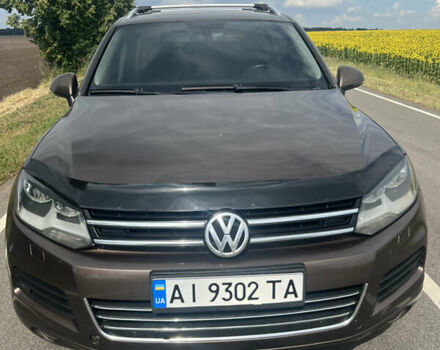 Коричневый Фольксваген Туарег, объемом двигателя 2.97 л и пробегом 284 тыс. км за 14300 $, фото 1 на Automoto.ua