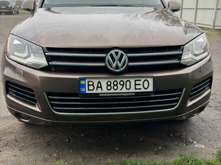 Коричневый Фольксваген Туарег, объемом двигателя 3 л и пробегом 204 тыс. км за 17400 $, фото 1 на Automoto.ua