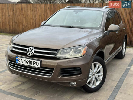 Коричневый Фольксваген Туарег, объемом двигателя 2.97 л и пробегом 221 тыс. км за 19900 $, фото 1 на Automoto.ua