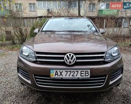 Коричневый Фольксваген Туарег, объемом двигателя 2.97 л и пробегом 225 тыс. км за 20000 $, фото 1 на Automoto.ua
