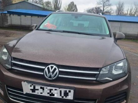 Фольксваген Туарег 2013 в Днепре (Днепропетровске) на Automoto.ua Коричневый Фольксваген Туарег, объемом двигателя 3 л и пробегом 340 тыс. км за 11666 $, фото 1 на Automoto.ua