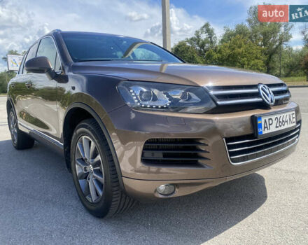 Коричневый Фольксваген Туарег, объемом двигателя 2.97 л и пробегом 265 тыс. км за 13500 $, фото 1 на Automoto.ua