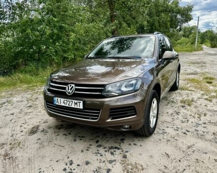 Коричневый Фольксваген Туарег, объемом двигателя 3 л и пробегом 330 тыс. км за 17500 $, фото 1 на Automoto.ua