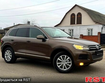 Коричневый Фольксваген Туарег, объемом двигателя 3 л и пробегом 190 тыс. км за 15980 $, фото 1 на Automoto.ua